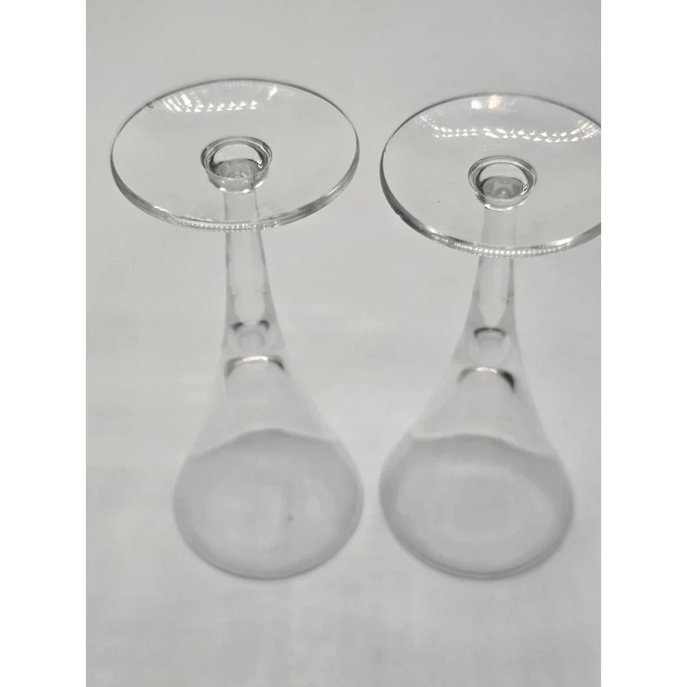 Minature Glass Vintage Set of 2 4.5